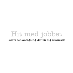 Hit med Jobbet